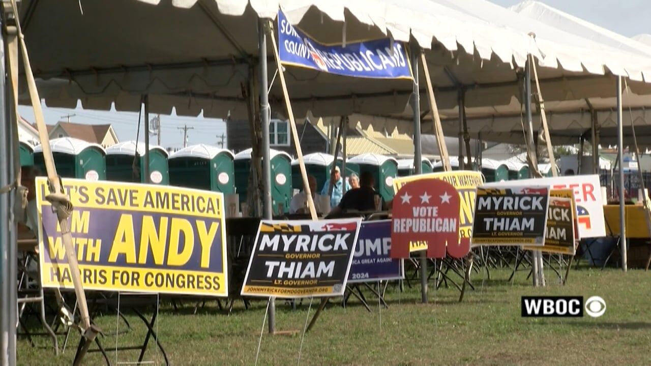 Politics takes center stage at 48th J. Millard Tawes Crab and Clam Bake in Crisfield